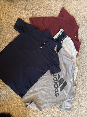 Multiple Brands Kids Tee Pack - Navy, Gray, Burgundy